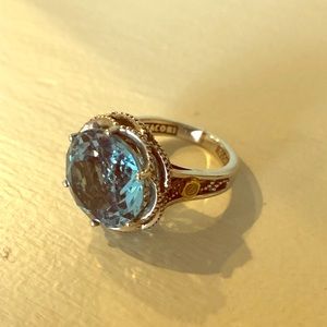 Tacori blue topaz ring